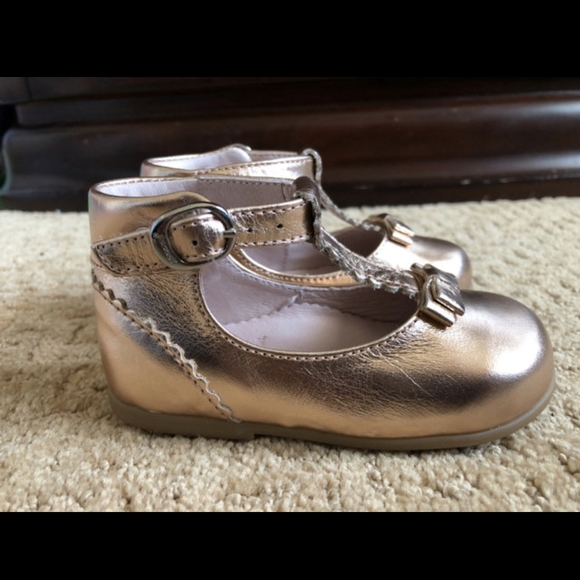 Jacadi Rose Blush Dress Shoes sz. 21 - Picture 3 of 6